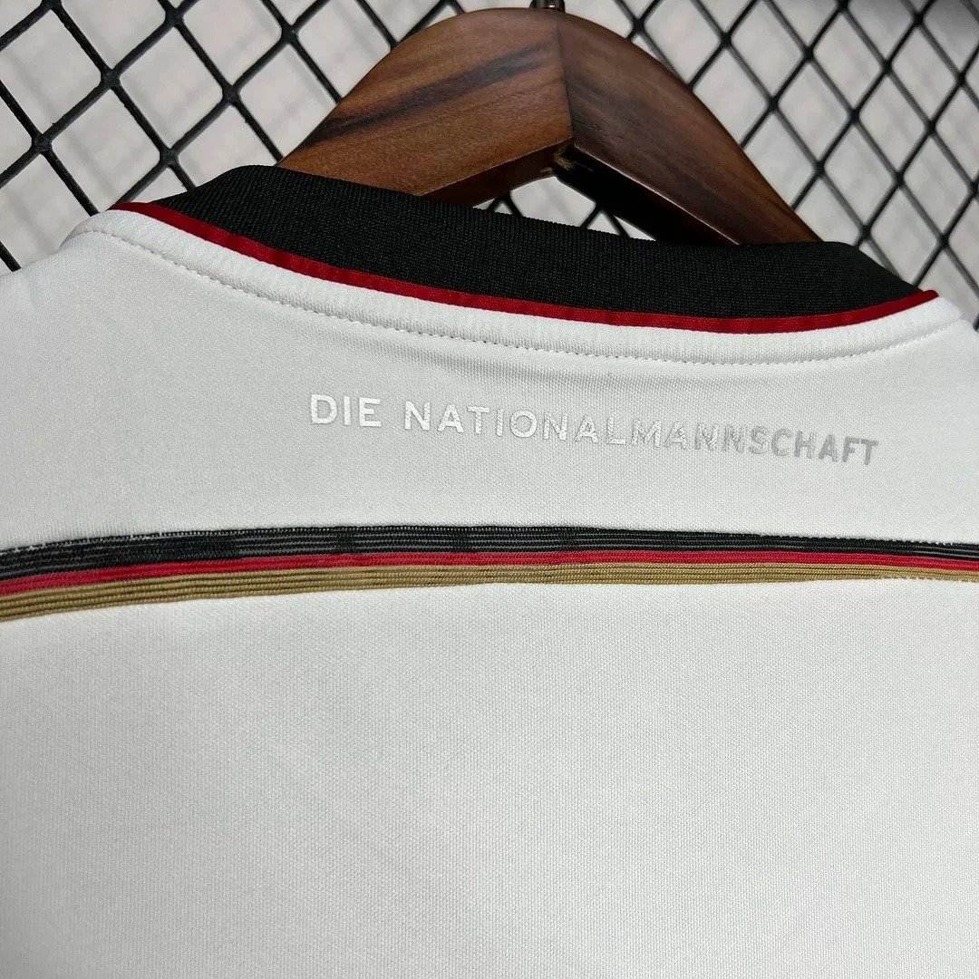 2014 Retro Germany Home Soccer Jersey - Image 5